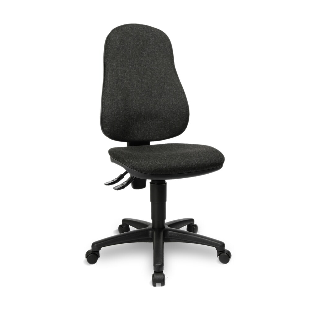 Topstar® Bürodrehstuhl Point 70, Bandscheibensitz, anthrazitgrau Produktabbildung: Topstar® Bürodrehstuhl Point 70, Bandscheibensitz, anthrazitgrau