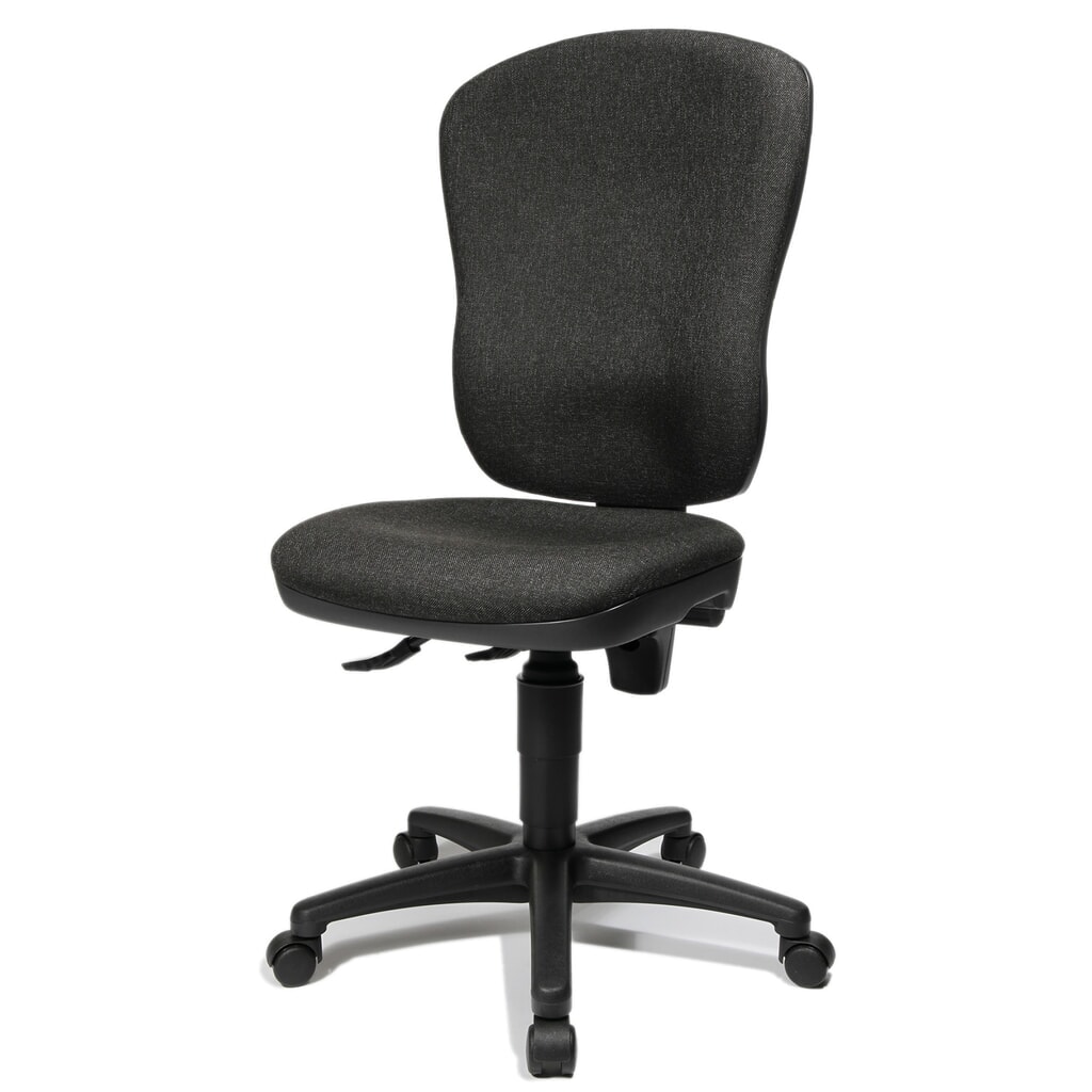 Produktabbildung Nr. 5: Topstar® Bürodrehstuhl Point 80, große Rückenlehne, Muldensitz, anthrazitgrau