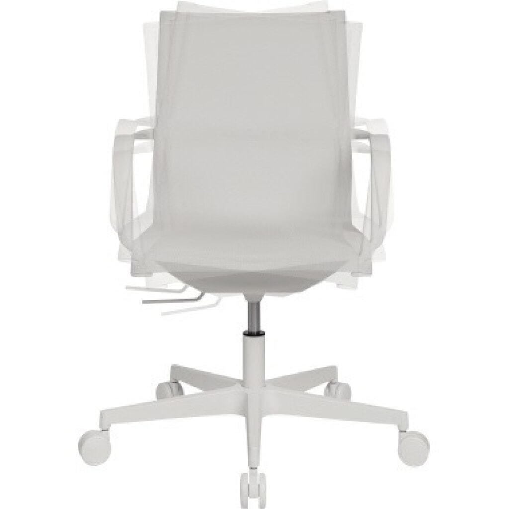 Produktabbildung: Topstar® Drehstuhl Sitness Life 40 FY43BAGY3 Armlehne weiß