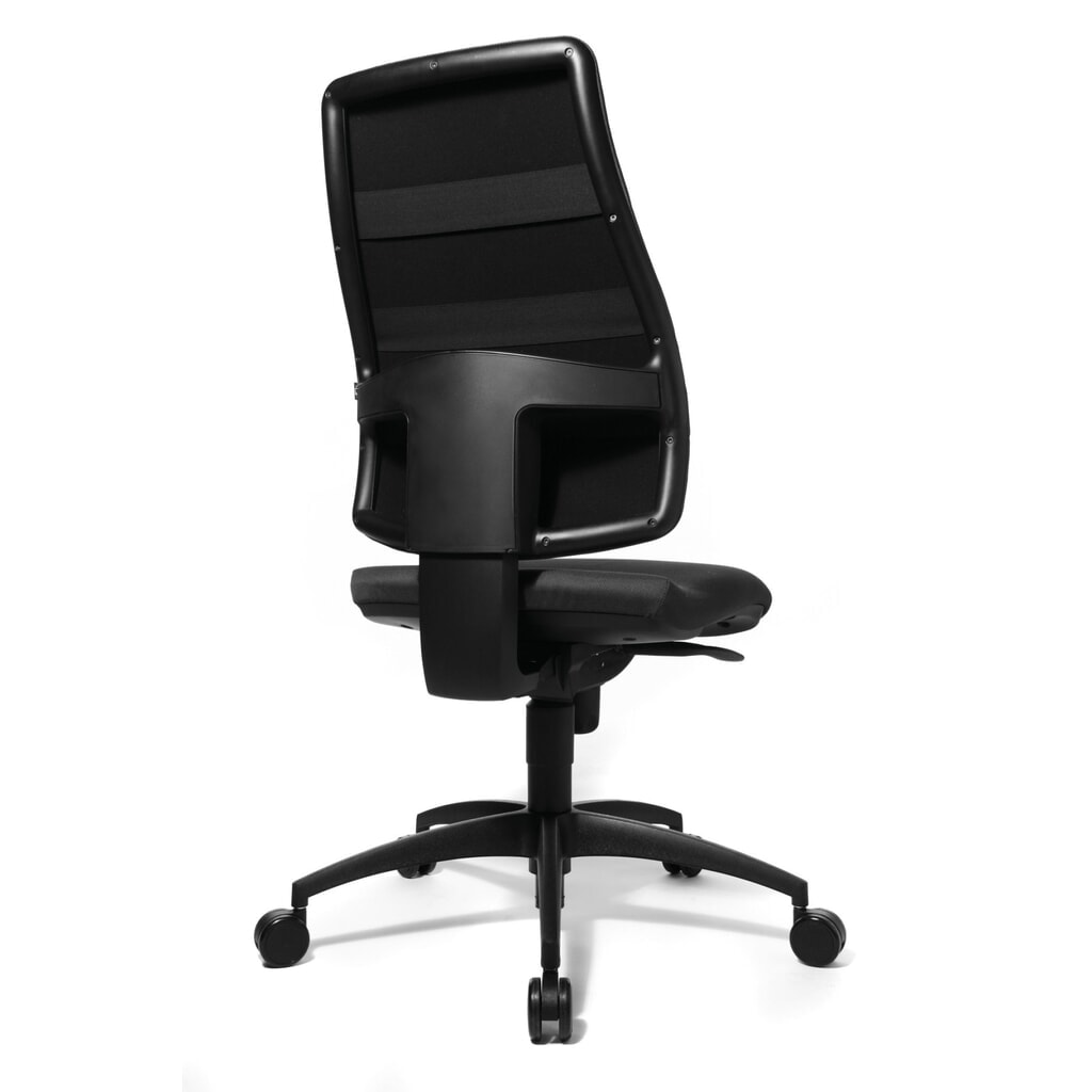 Topstar® Bürodrehstuhl Syncro, gepolsterte Rückenlehne, ergonomischer Bandscheibensitz, anthrazit Produktabbildung Nr. 3: Topstar® Bürodrehstuhl Syncro, gepolsterte Rückenlehne, ergonomischer Bandscheibensitz, anthrazit
