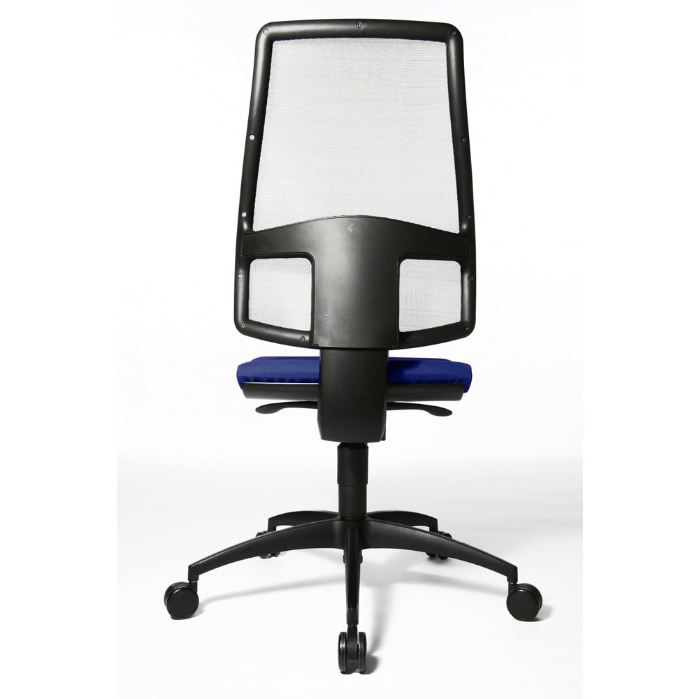Produktabbildung Nr. 5: Topstar® Bürodrehstuhl Syncro, atmungsaktiver Netzrücken, royalblau