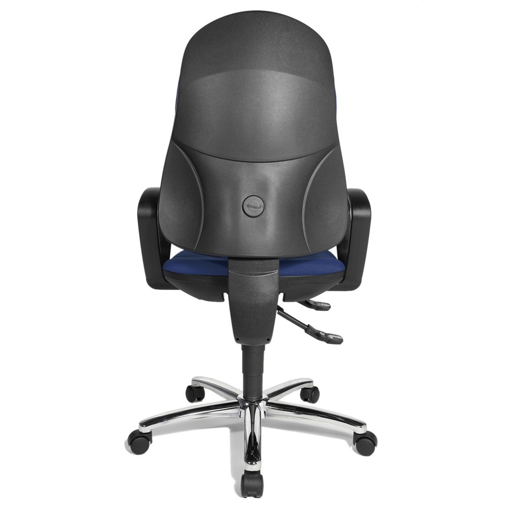 Produktabbildung Nr. 2: Topstar® Bürodrehstuhl  Syncro-Steel II, Rückenlehne gepolstert, blau