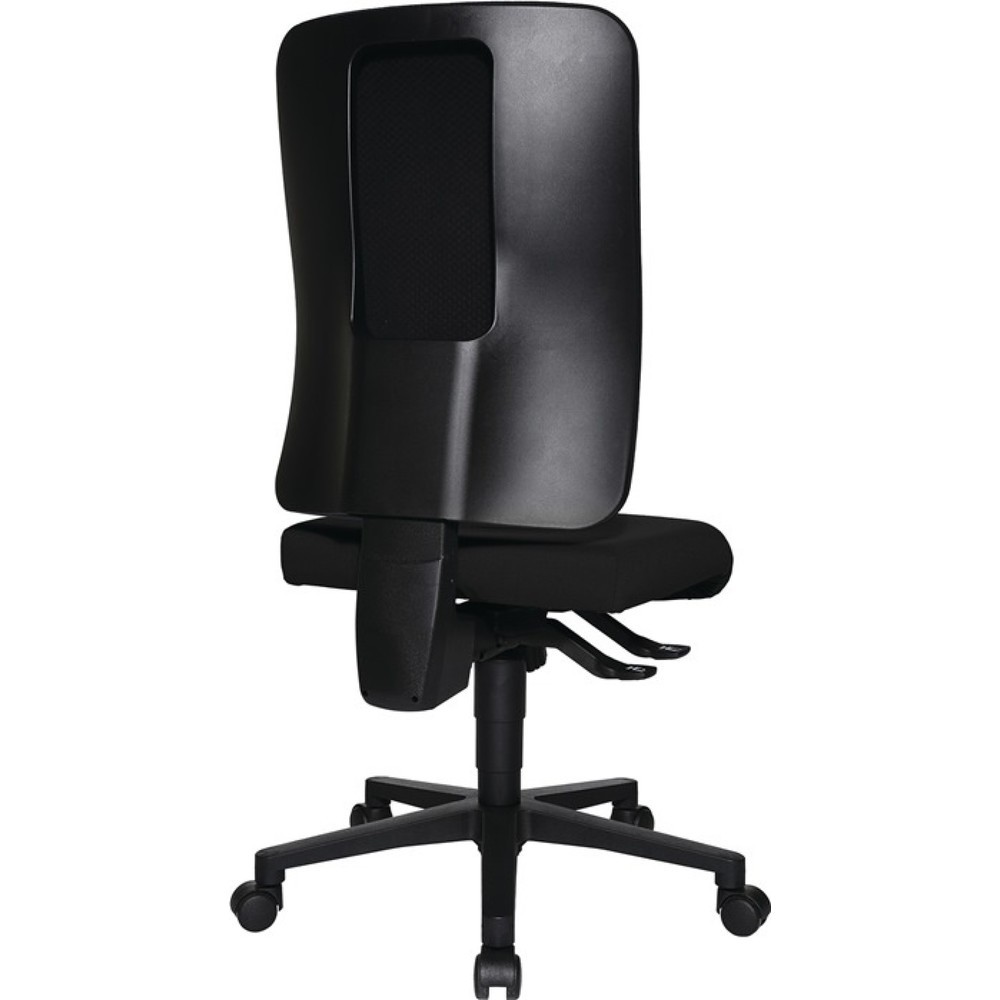 N° de l'image du produit 2 : Siège de bureau pivotant TOPSTAR, noir 450-550 mm, avec système synchrone, sans accoudoirs capacité de charge 110 kg