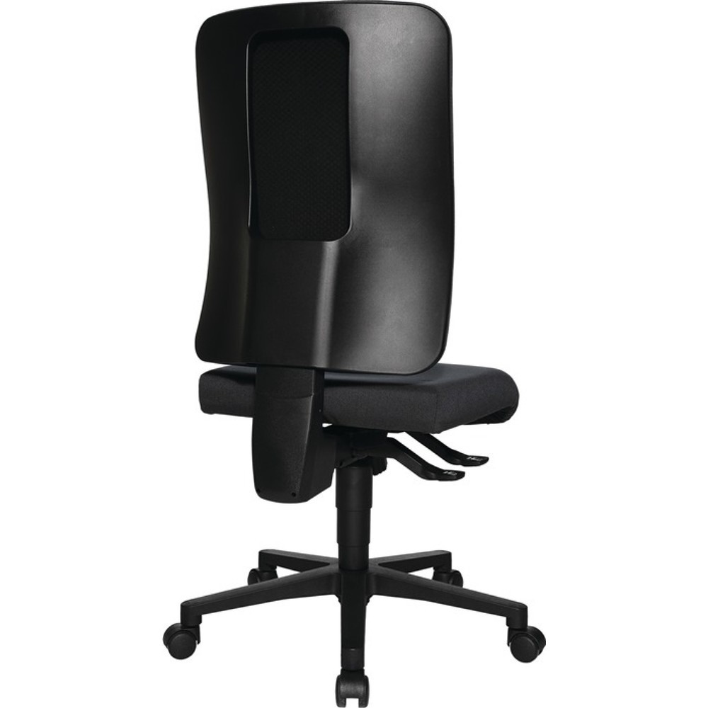 N° de l'image du produit 2 : Siège de bureau pivotant TOPSTAR, anthracite 450-550 mm, avec système synchrone, sans accoudoirs capacité de charge 110 kg