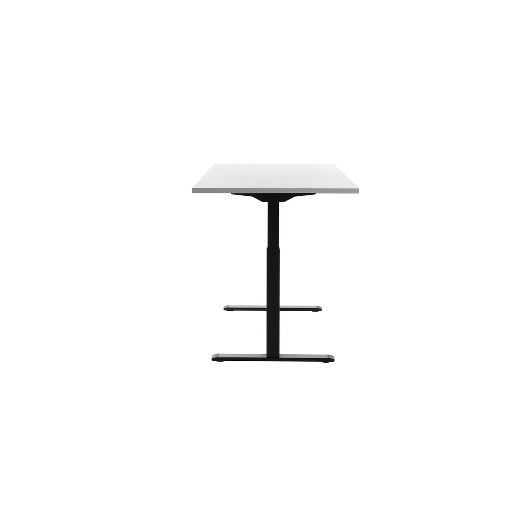 Produktabbildung Nr. 2: Topstar® Elektrisch höhenverstellbarer Schreibtisch E-Table, T-Fuß, BxT 1.600 x 800 mm, weiß/schwarz