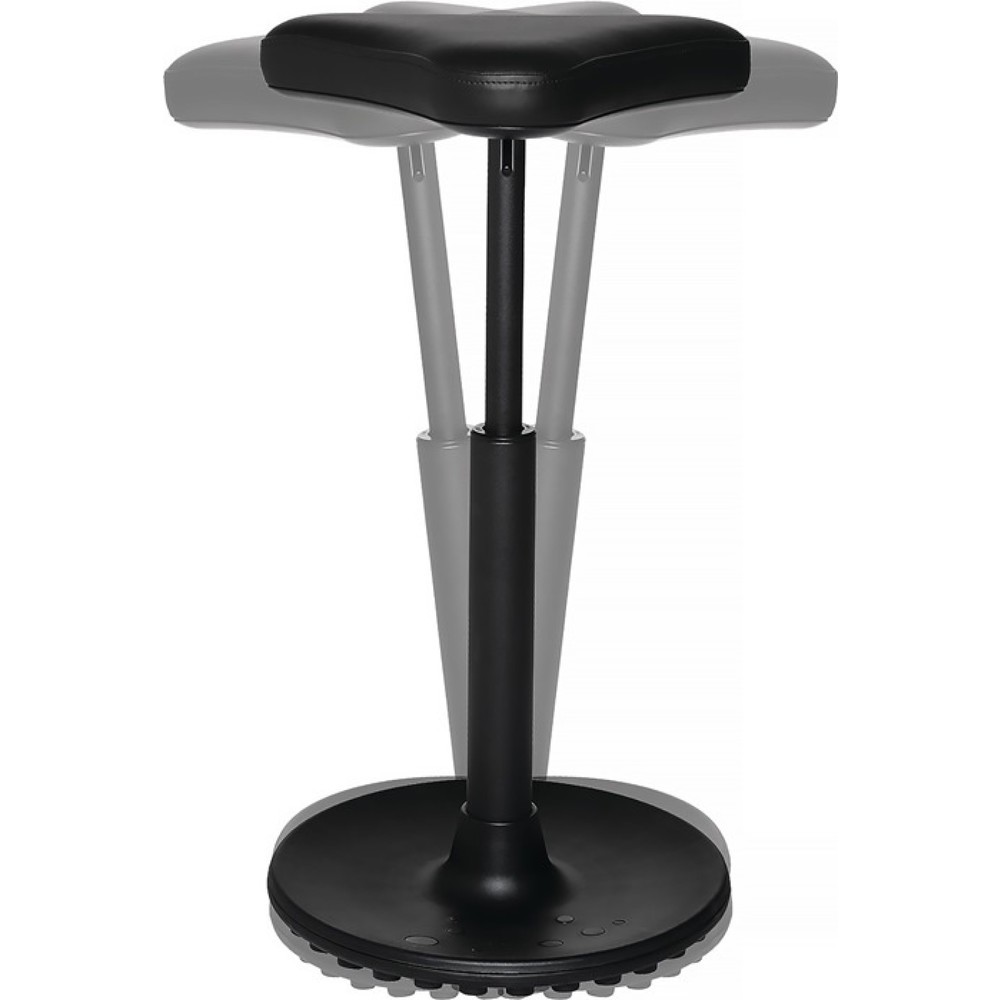 N° de l'image du produit 4 : Assis-debout Topstar®, hauteur d'assise réglable 570-770 mm, similicuir, tube d'acier noir
