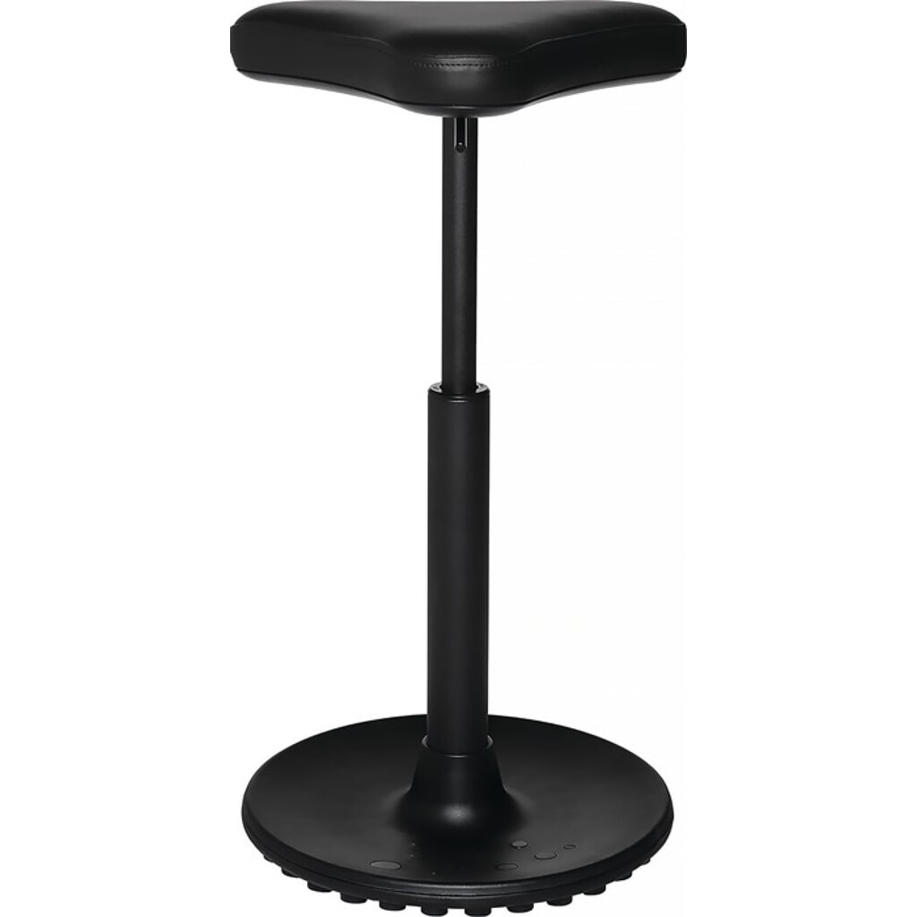 Topstar® Stehhilfe, Sitzhöhenverstellung 570-770 mm, Kunstleder, Stahlrohr schwarz Produktabbildung: Topstar® Stehhilfe, Sitzhöhenverstellung 570-770 mm, Kunstleder, Stahlrohr schwarz