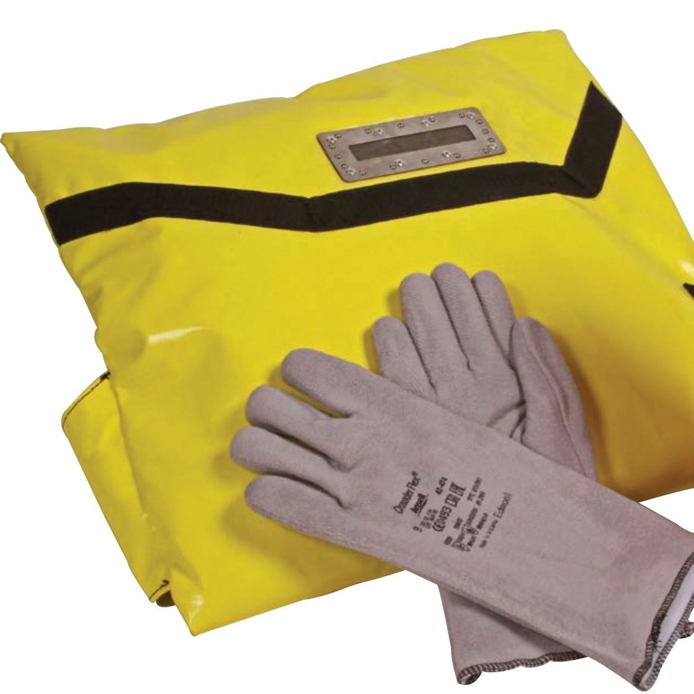 Zdjęcie produktu nr 2: Torba transportowo-gaśnicza RathoLith® Zestaw ratunkowy L1, rękawice ochronne, okulary ochronne oraz gaśnica 1 l