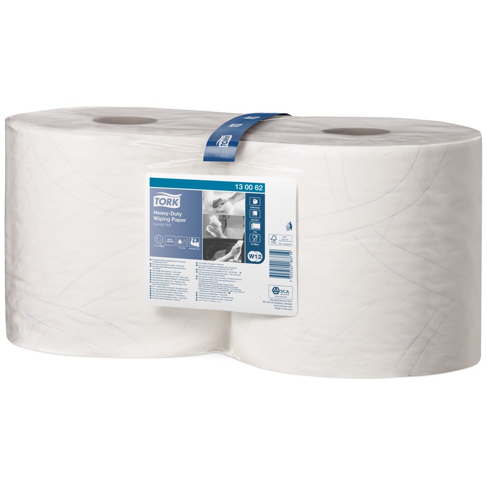 Obrázek produktu: TORK® Extra silné ubrousky, VxŠ 340 x 235 mm, 2 role, bílá