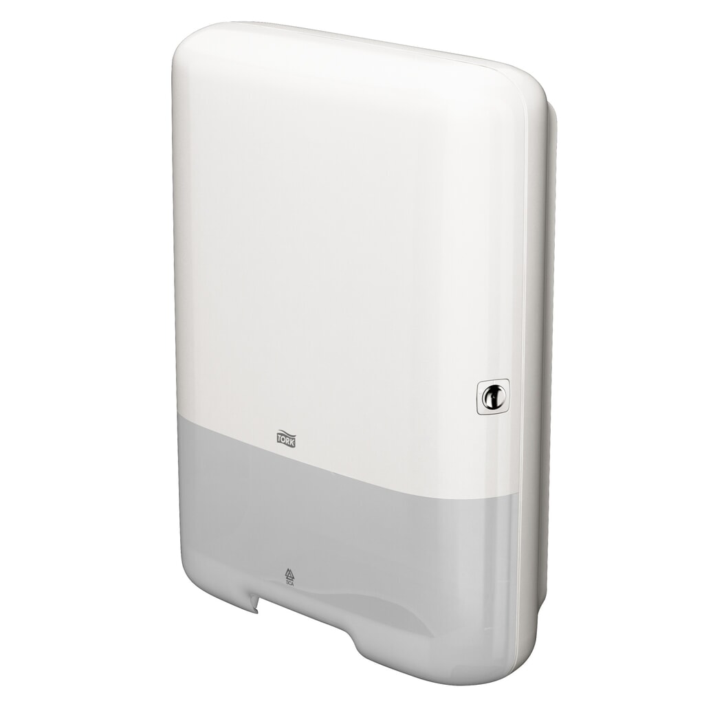 TORK® Falthandtuch-Spender H3 Metall Produktabbildung: TORK® Falthandtuch-Spender H3 Metall