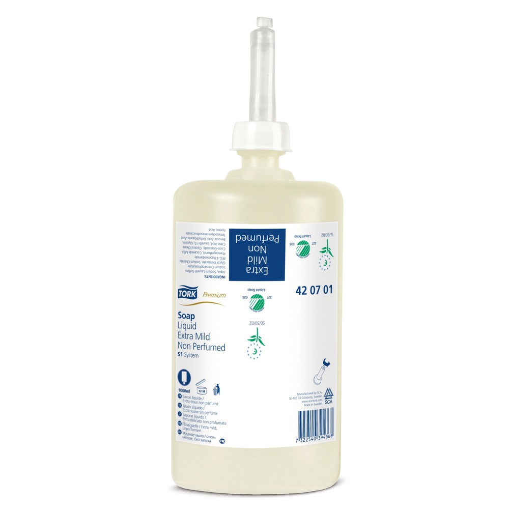 Obrázek produktu: TORK® Extra MILD tekuté mýdlo, MAXI dávkovač