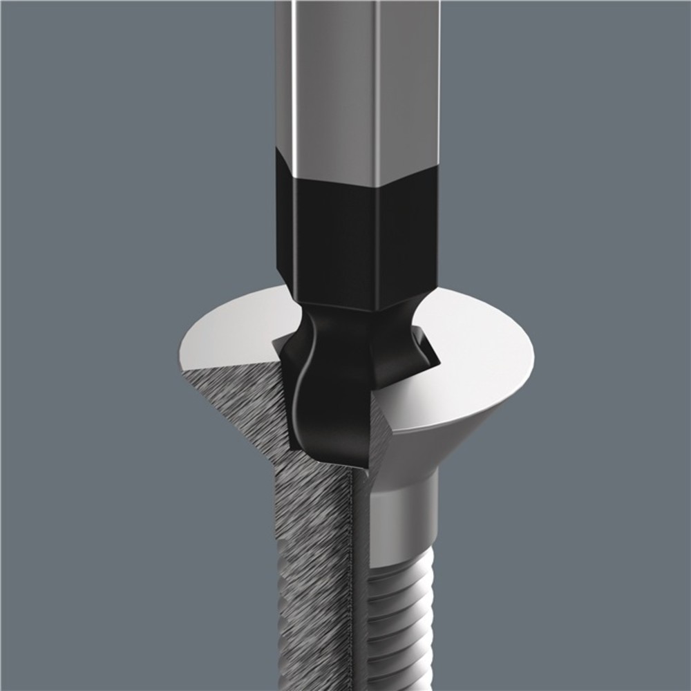 N° de l'image du produit 2 : Tournevis 352 taille 1,5 mm longueur des lames 60 mm Poignée bicomposant WERA