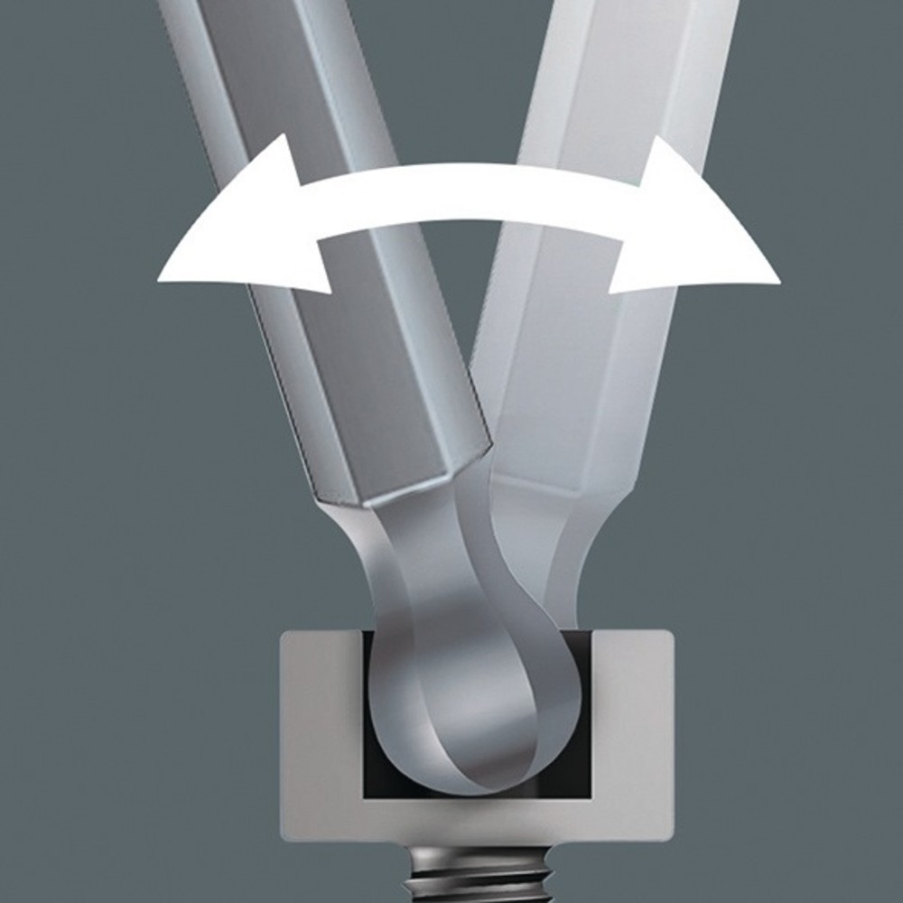 N° de l'image du produit 10 : Tournevis 352 taille 1,5 mm longueur des lames 60 mm Poignée bicomposant WERA
