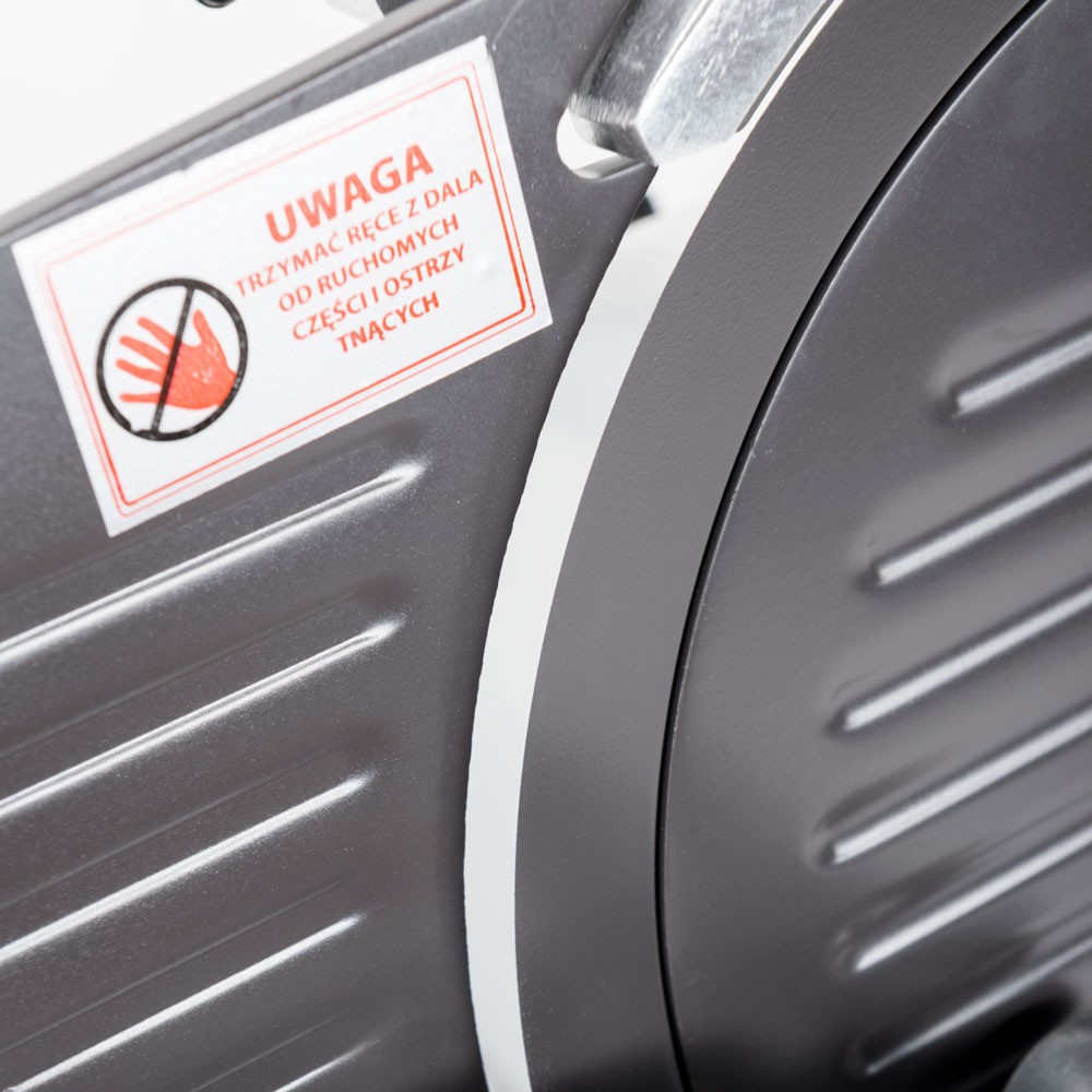 N° de l'image du produit 3 : Trancheuse Stalgast avec plaque de butée et lame antiadhésives Ø 220 mm