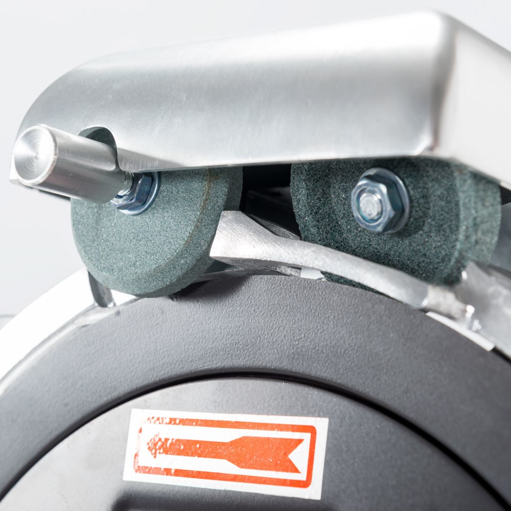 N° de l'image du produit 5 : Trancheuse Stalgast avec plaque de butée et lame antiadhésives Ø 220 mm
