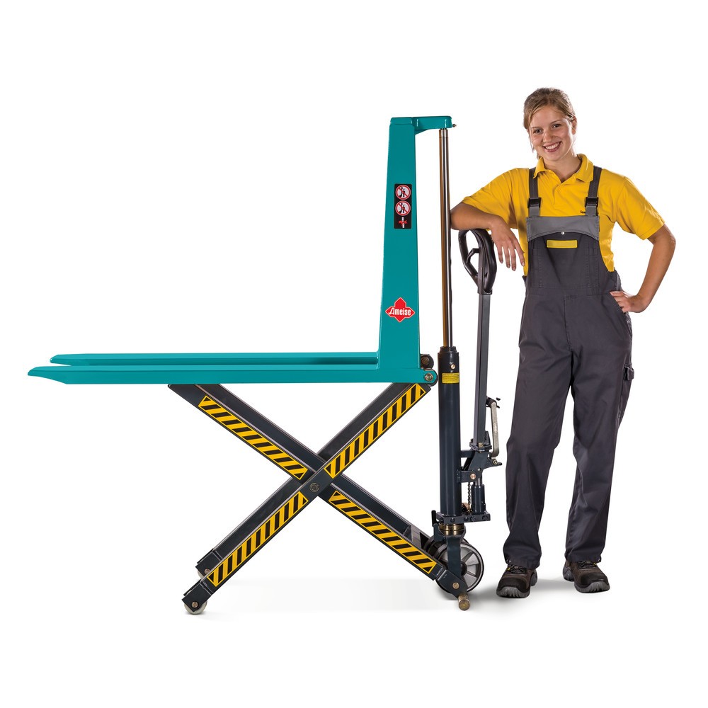 Número de imagen del producto 16: Transpaleta de tijera Ameise® PTM 1.0 Scissor, con elevación rápida, capacidad de carga 1.000 kg, longitud de horquilla 1.150 mm