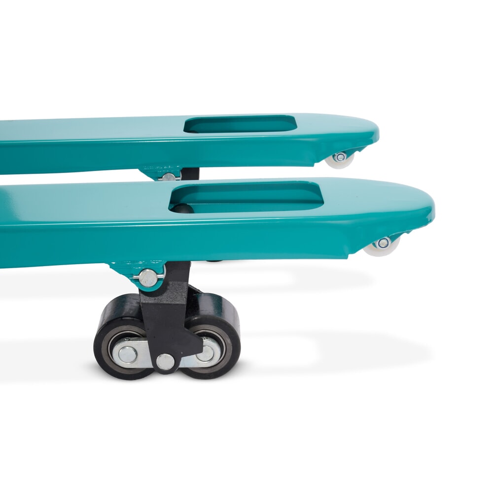 Número de imagen del producto 7: Transpaleta manual Ameise® PTM 2.5, con freno manual, capacidad de carga 2.500 kg, longitud de horquilla 1.150 mm, caucho/poliuretano, rodillos en tándem