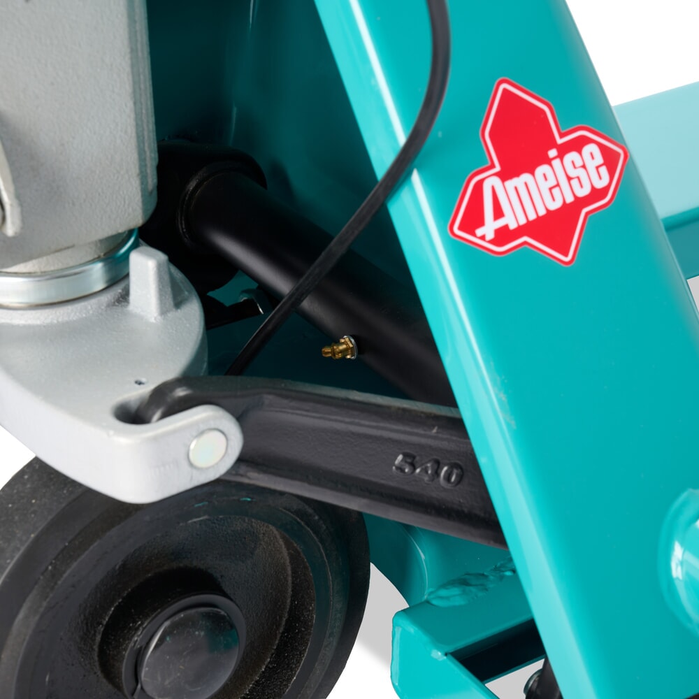 Número de imagen del producto 8: Transpaleta manual Ameise® PTM 2.5, con freno manual, capacidad de carga 2.500 kg, longitud de horquilla 1.150 mm, caucho/poliuretano, rodillos en tándem