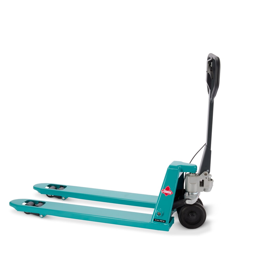 Número de imagen del producto 12: Transpaleta manual Ameise® PTM 2.5, con freno manual, capacidad de carga 2.500 kg, longitud de horquilla 1.150 mm, caucho/poliuretano, rodillos en tándem