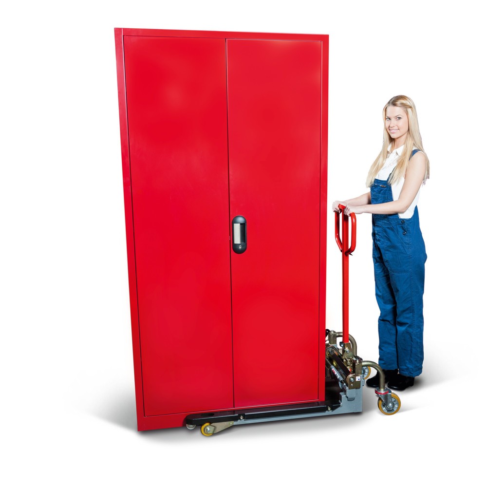 N° de l'image du produit 2 : Transpalette à géométrie variable PAL-BAC, capacité de charge 750 kg, longueur des fourches 825 mm