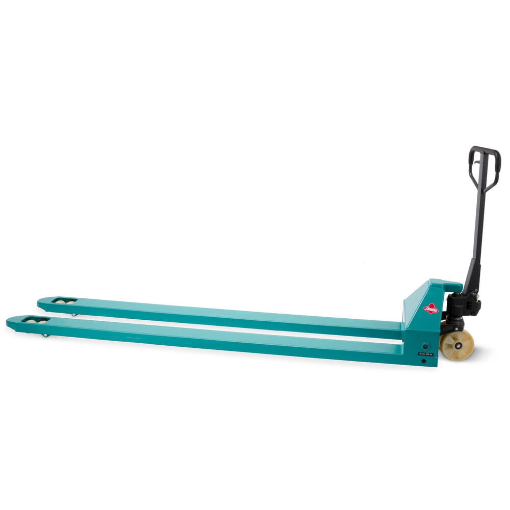 N° de l'image du produit 9 : Transpalette manuel Ameise® PTM 2.0, capacité de charge 2 000 kg, longueur de fourche 2 500 mm, nylon, galets tandem