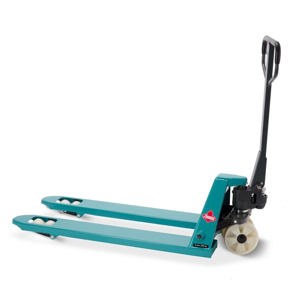 N° de l'image du produit 6 : Transpalette manuel Ameise® PTM 2.5, capacité de charge 2 500 kg, longueur de fourche 1 150 mm, nylon, galets tandem
