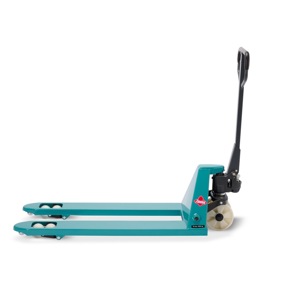 N° de l'image du produit 7 : Transpalette manuel Ameise® PTM 2.5, capacité de charge 2 500 kg, longueur de fourche 1 150 mm, nylon, galets tandem
