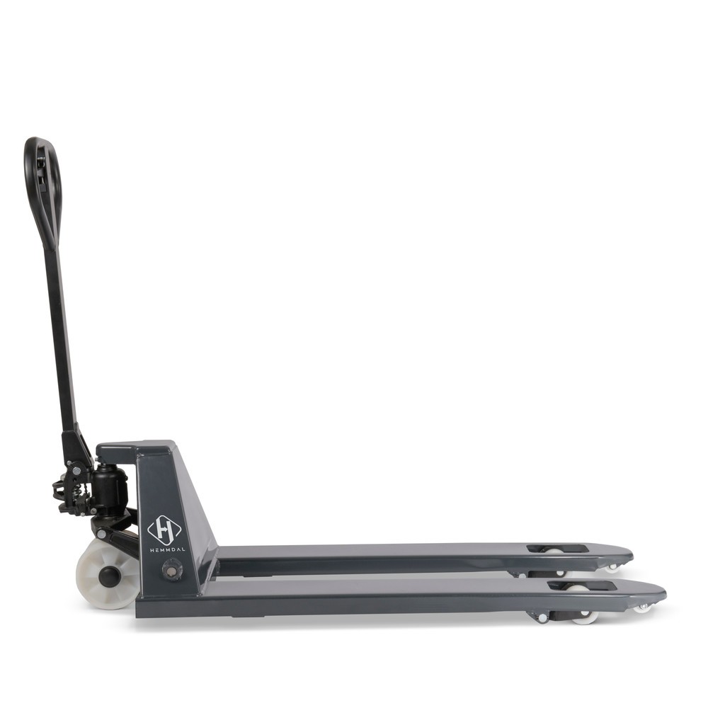 N° de l'image du produit 6 : Transpalette manuel HEMMDAL PTM 2.0, capacité de charge 2 000 kg, longueur de fourche 1 150 mm, nylon / nylon, galets simples