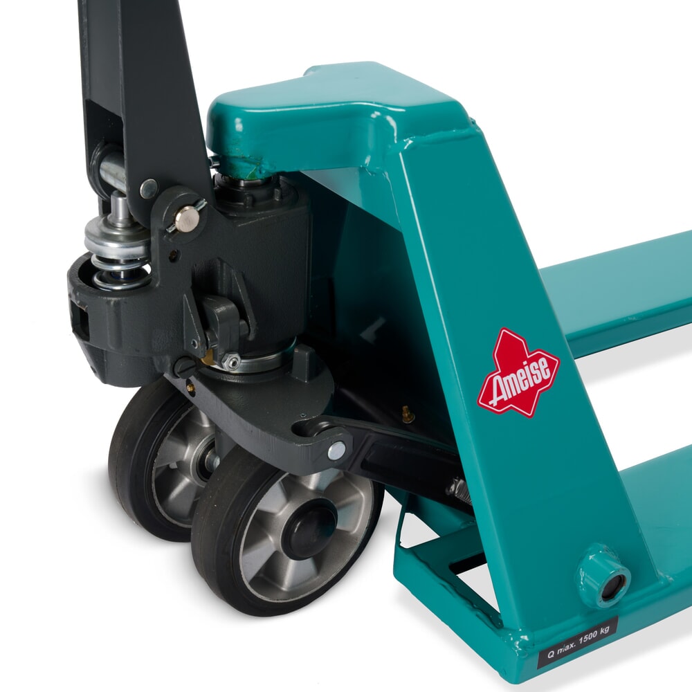 N° de l'image du produit 9 : Transpalette manuel surbaissé Ameise® PTM 1.5 Low, capacité de charge 1 500 kg, longueur des fourches 1 150 mm, caoutchouc plein / polyuréthane