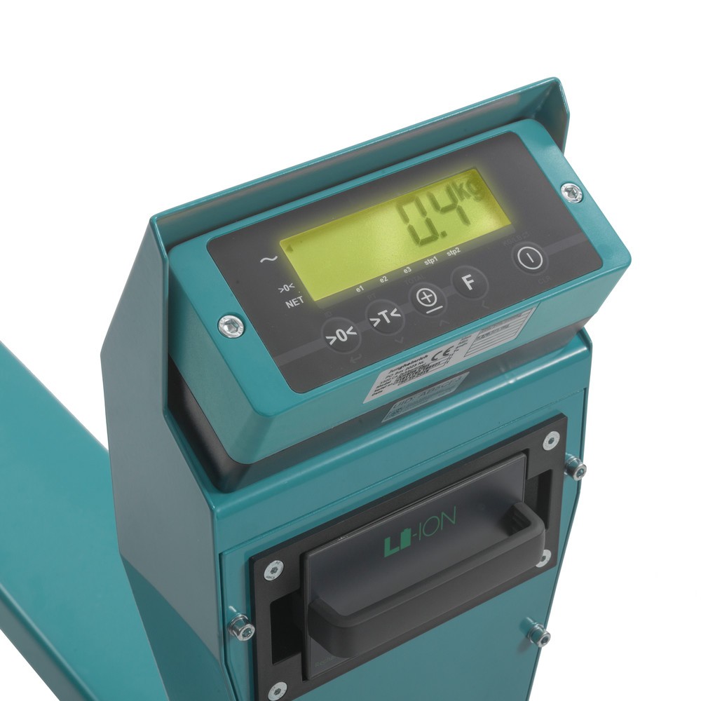 Immagine del prodotto n. 3: Transpallet con bilancia Ameise® PTM 2.0 Scale +, con bilancia di precisione, portata 2.000 kg