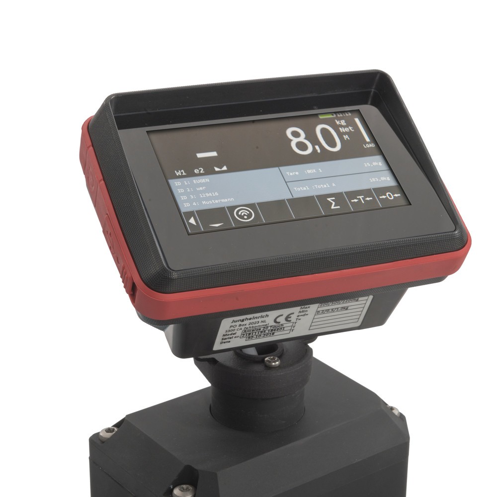 Immagine del prodotto n. 3: Transpallet con bilancia Ameise® PTM 2.0 Scale con display touch, portata 2.000 kg