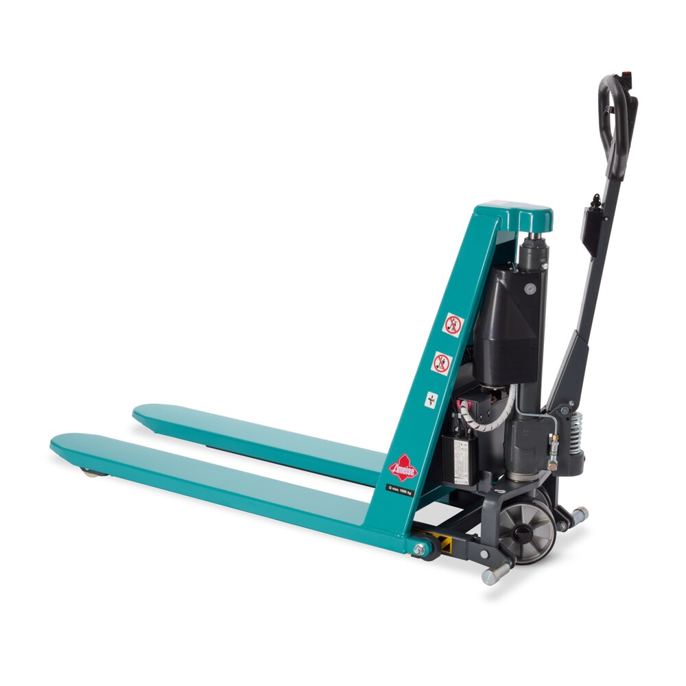 Immagine del prodotto n. 14: Transpallet a pantografo Ameise® PTM 1.0 elettro-idraulico, portata 1.000 kg, lunghezza forche 1.150 mm, in poliuretano/nylon