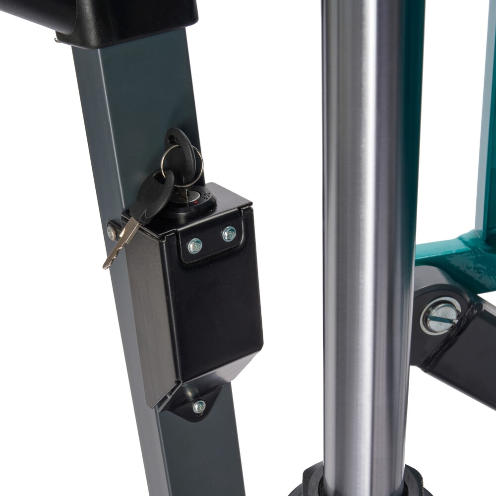 Immagine del prodotto n. 3: Transpallet a pantografo Ameise® PTM 1.0 elettro-idraulico, portata 1.000 kg, lunghezza forche 1.150 mm, in poliuretano/nylon