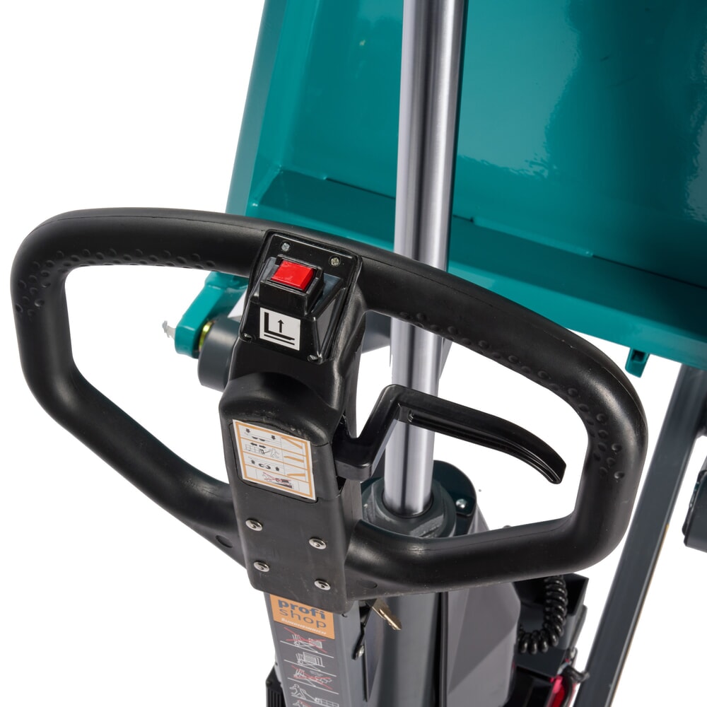 Immagine del prodotto n. 10: Transpallet a pantografo Ameise® PTM 1.0 elettro-idraulico, portata 1.000 kg, lunghezza forche 1.150 mm, in poliuretano/nylon