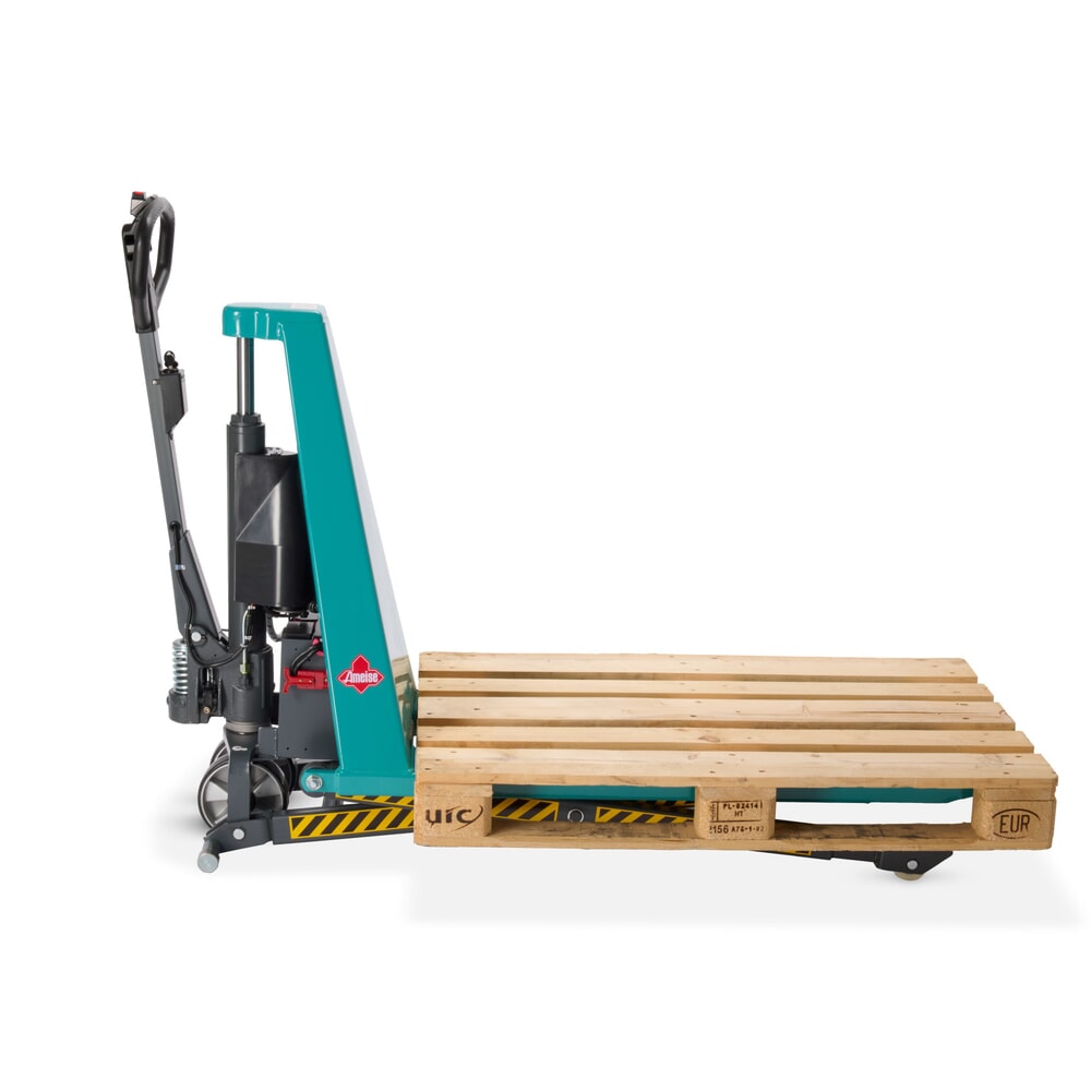 Immagine del prodotto n. 9: Transpallet a pantografo Ameise® PTM 1.0 elettro-idraulico, portata 1.000 kg, lunghezza forche 1.150 mm, in poliuretano/nylon