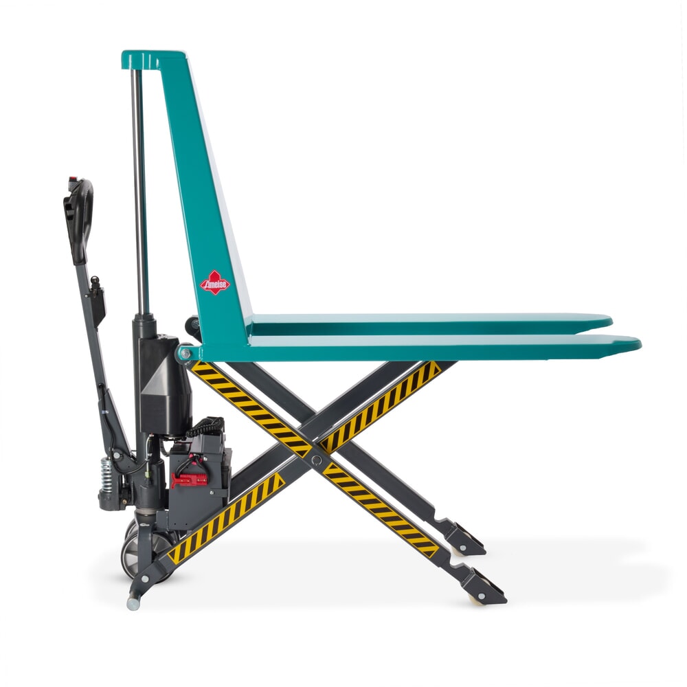 Immagine del prodotto n. 6: Transpallet a pantografo Ameise® PTM 1.0 elettro-idraulico, portata 1.000 kg, lunghezza forche 1.150 mm, in poliuretano/nylon