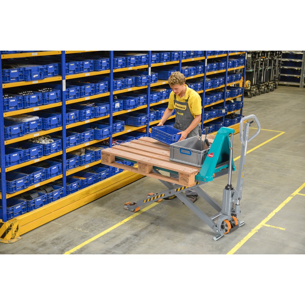 Immagine del prodotto n. 7: Transpallet a pantografo Ameise® PTM 1.5 Scissor con sollevamento rapido, portata 1.500 kg, lunghezza forche 1.200 mm