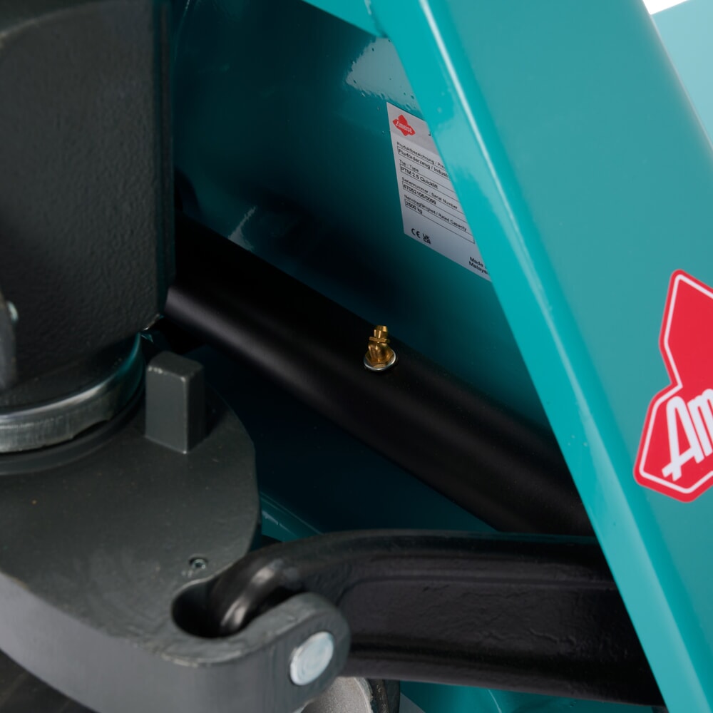 Immagine del prodotto n. 13: Transpallet manuale Ameise® PTM 2.5 con sollevamento rapido, portata 2.500 kg, lunghezza forche 1.150 mm, gomma piena/poliuretano, rulli tandem