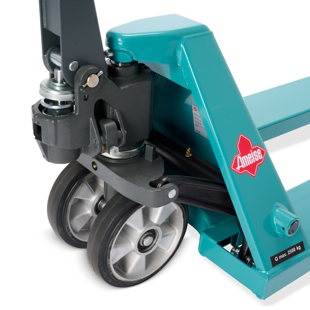 Immagine del prodotto n. 14: Transpallet manuale Ameise® PTM 2.5 con sollevamento rapido, portata 2.500 kg, lunghezza forche 1.150 mm, gomma piena/poliuretano, rulli tandem