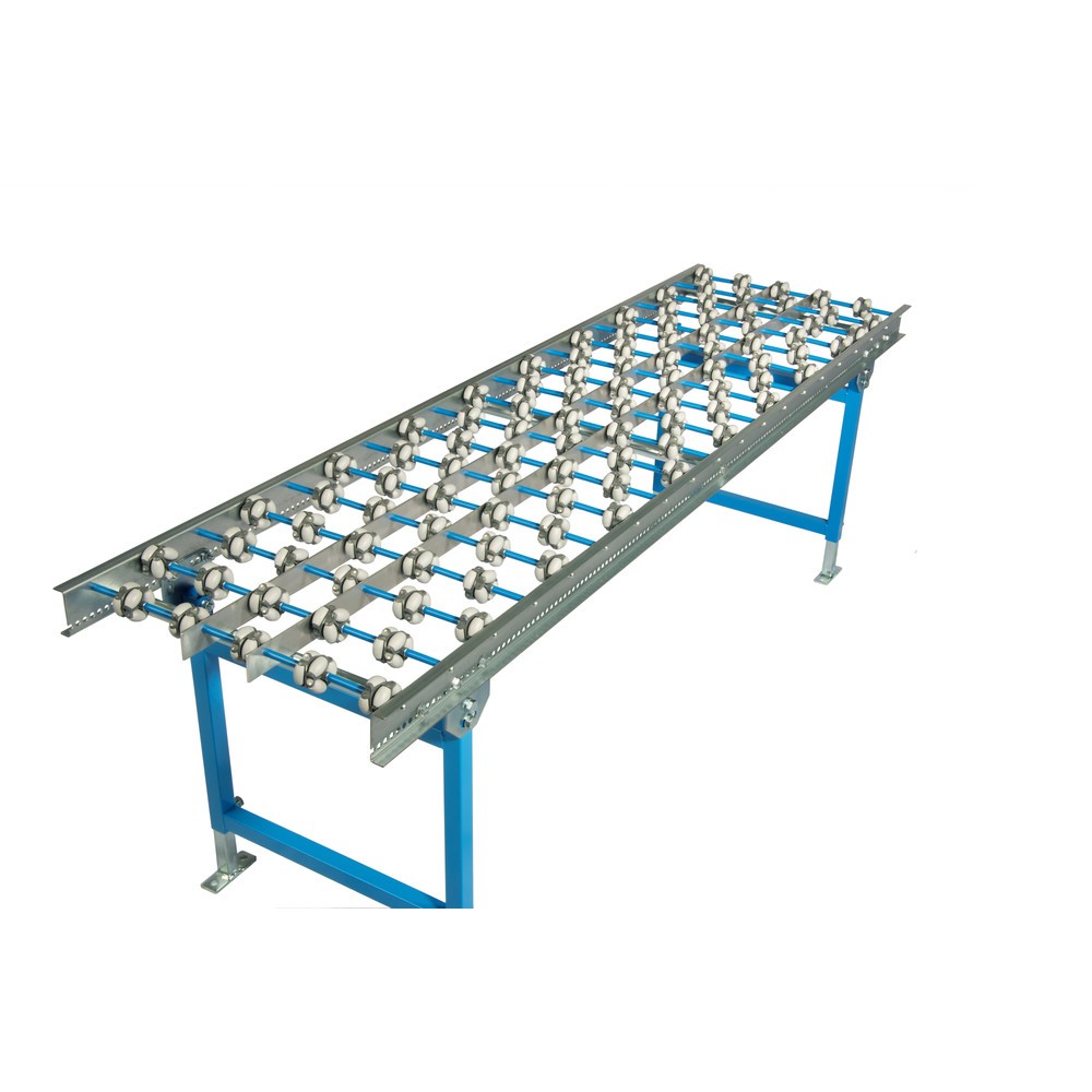 Número de imagen del producto 3: Transportador de rodillos pequeños omnidireccionales BLUME, L x An 1.000 x 400 mm, paso 200 mm