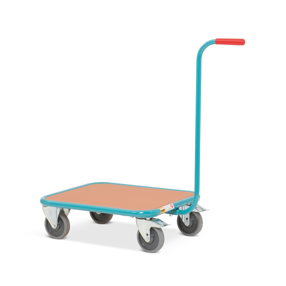 Zdjęcie produktu nr 3: Wózek z uchwytem Ameise®, drewniana powierzchnia ładunkowa szer. x gł. 500 x 605 mm