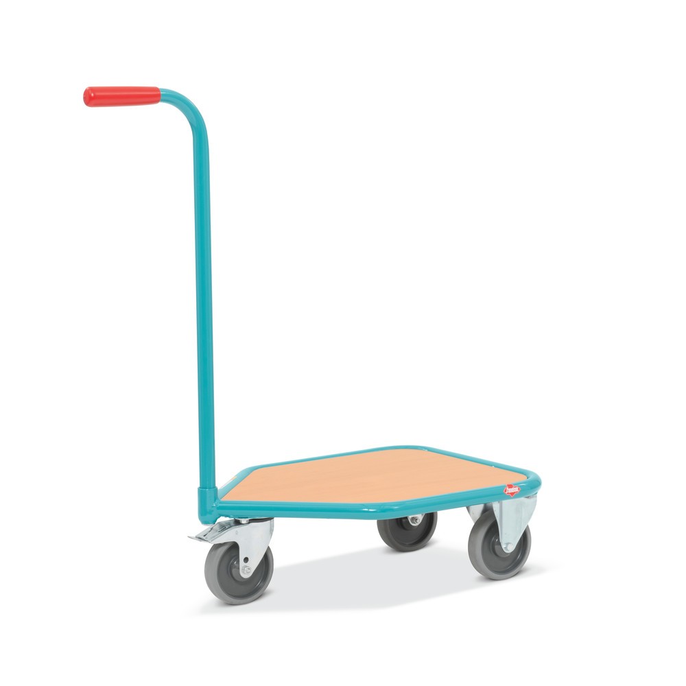 Zdjęcie produktu nr 4: Wózek z uchwytem Ameise®, drewniana powierzchnia ładunkowa szer. x gł. 450 x 450 mm