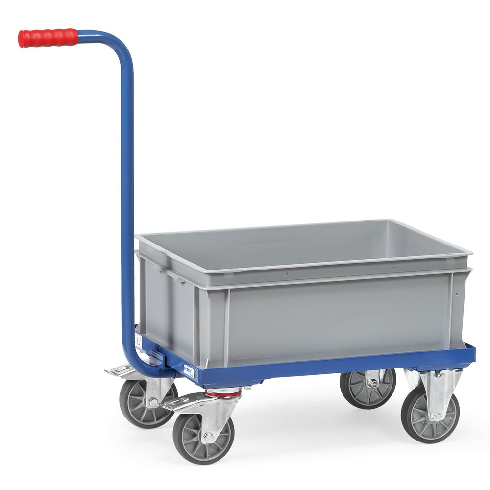 Zdjęcie produktu: Transporter z uchwytem fetra® z pojemnikiem z tworzywa sztucznego, udźwig 250 kg