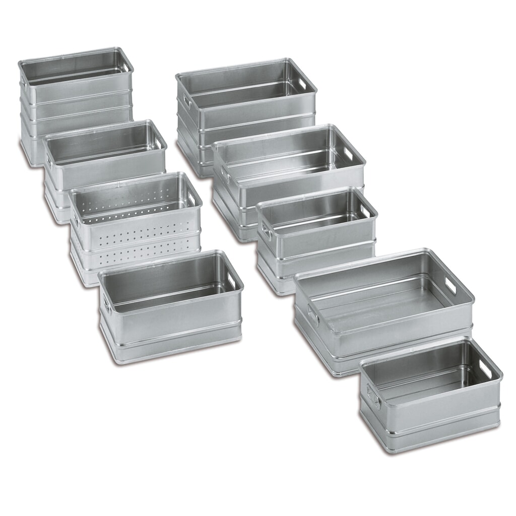 Gmöhling Transportkisten aus Aluminium, Inhalt 60 Liter Produktabbildung: Gmöhling Transportkisten aus Aluminium, Inhalt 60 Liter