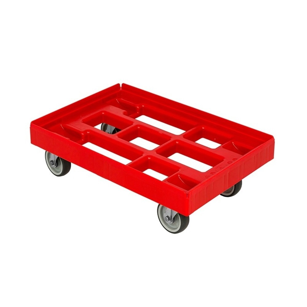 Productafbeelding nr. 1: Transportrol, gelast, laadcapaciteit 300 kg, BxD 410 x 610 mm, rollen Ø 100 mm