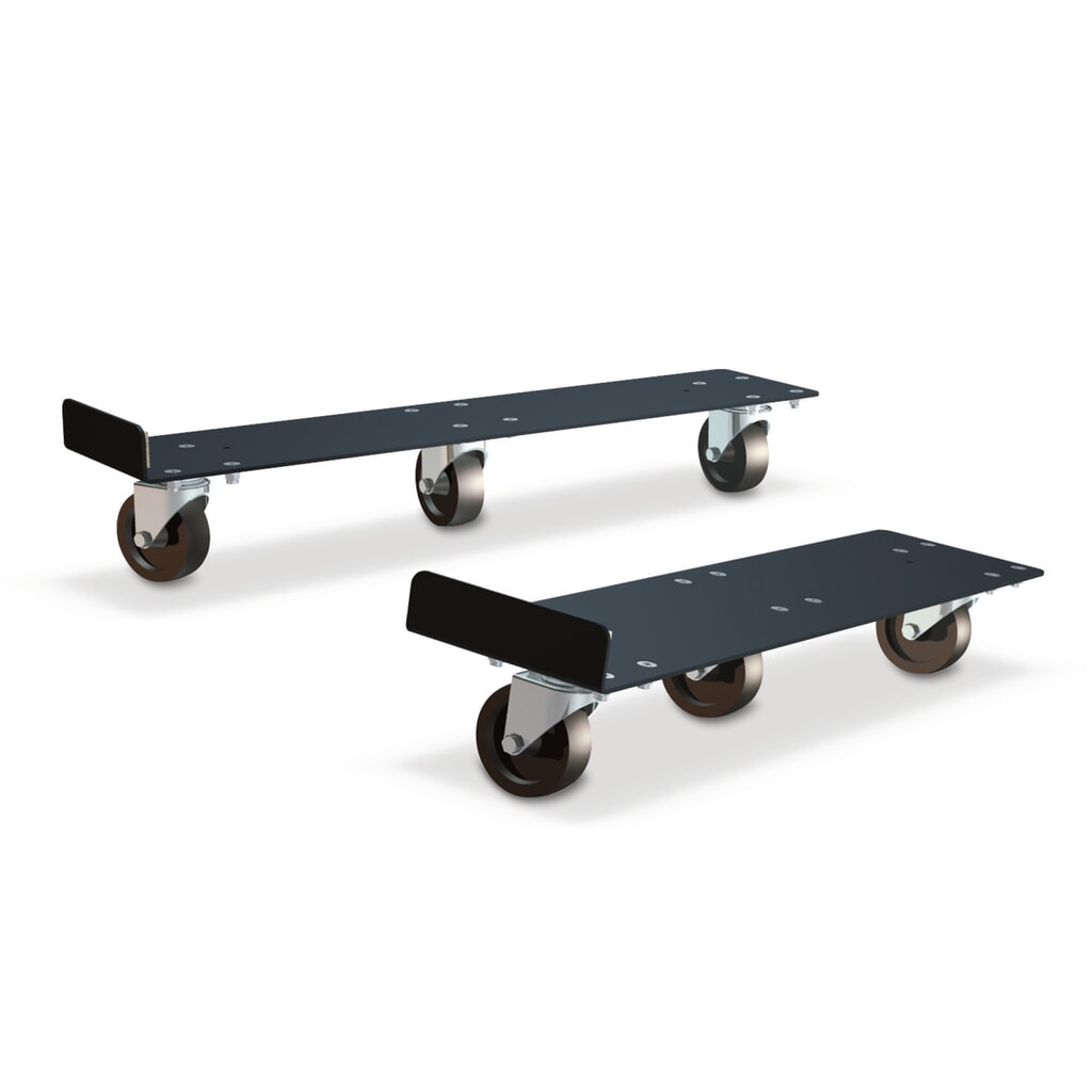 Produktabbildung: Transportroller für asecos® Industrie-Sicherheitsschrank Typ 90, Q-PEGASUS, bis Breite 1.200 mm, 2 Stk/VE