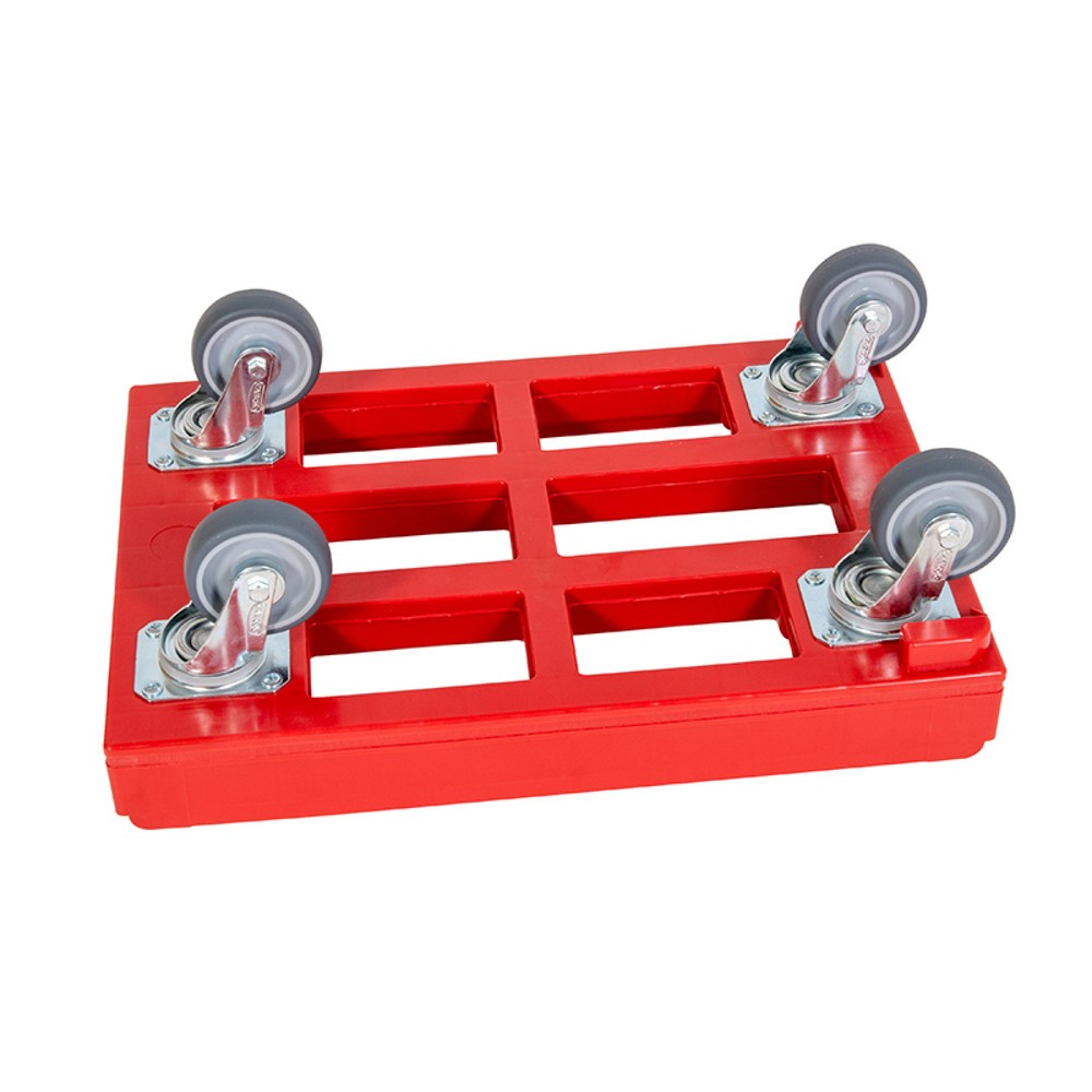 Produktabbildung Nr. 2: Transportroller, verschweißt, TK 300 kg, BxT 410 x 610 mm, Rollen-Ø 100 mm