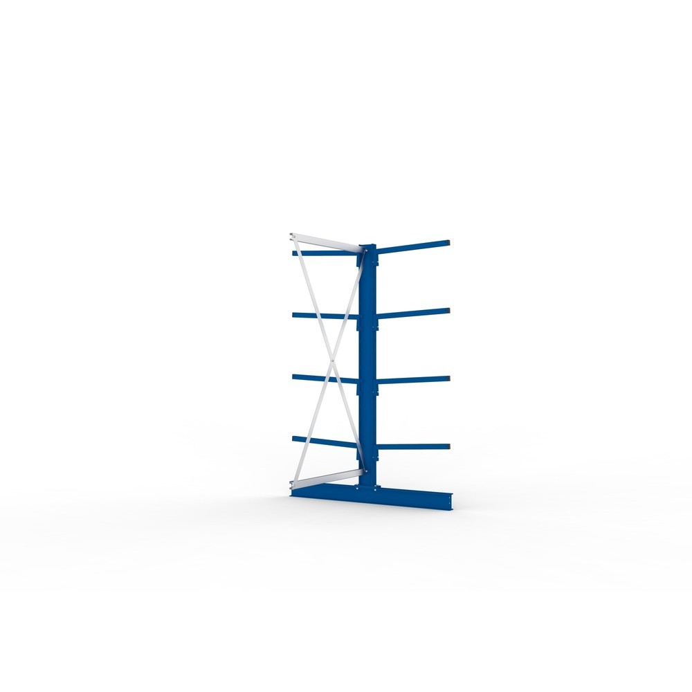 N° de l'image du produit 2 : Travée auxiliaire de rayonnage cantilever META, double accès, capacité de charge par bras 140 kg, H x l x P 2 000 x 1 030 x 1 420 mm