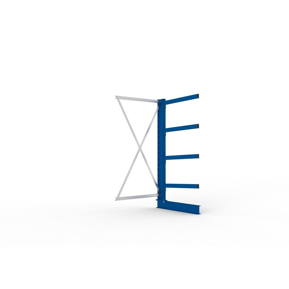 Illustration du produit: Travée auxiliaire de rayonnage cantilever META, unilatéral, capacité de charge par bras 355 kg, H x l x P 2 000 x 1 030 x 830 mm