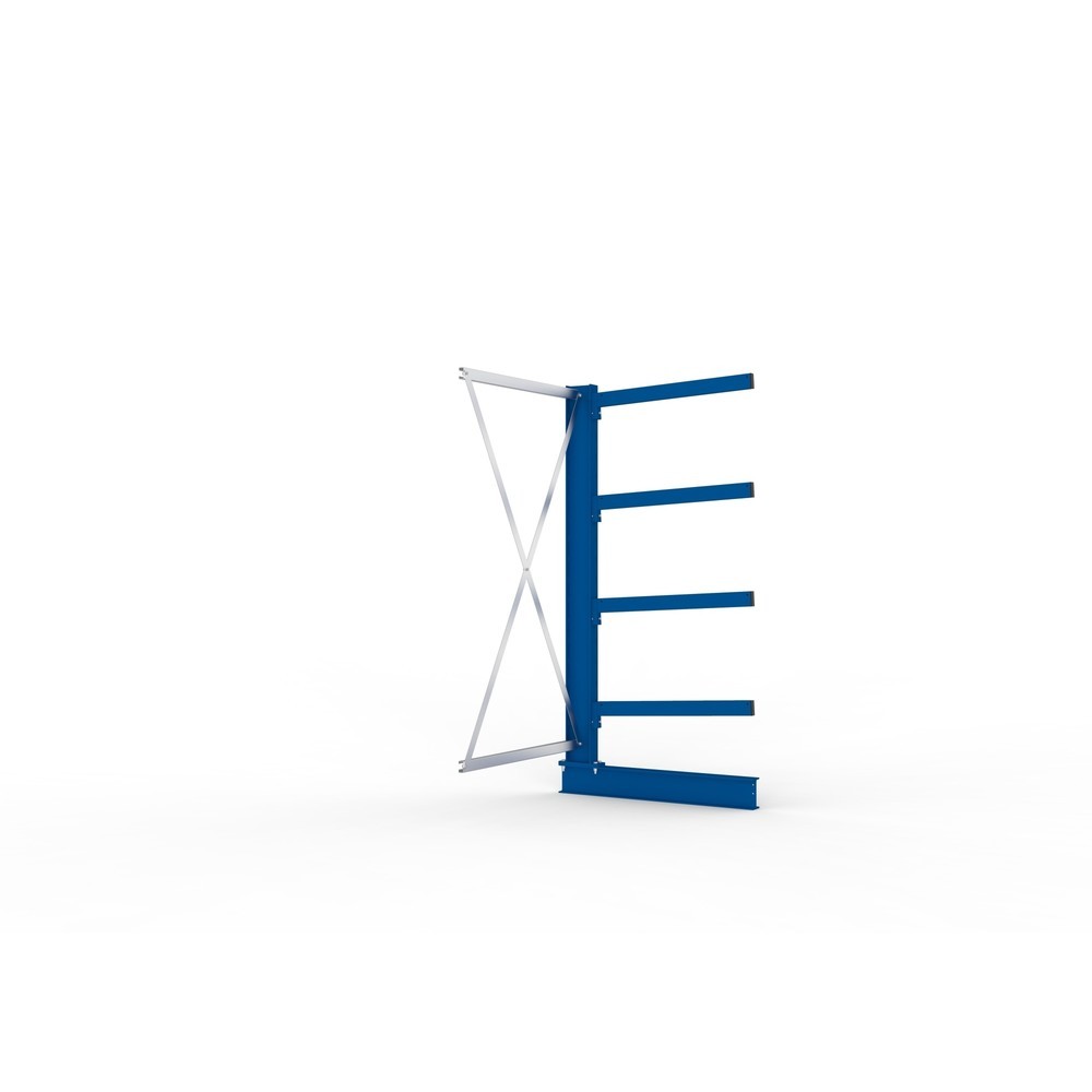 N° de l'image du produit 4 : Travée auxiliaire de rayonnage cantilever META, unilatéral, capacité de charge par bras 355 kg, H x l x P 2 000 x 1 030 x 830 mm